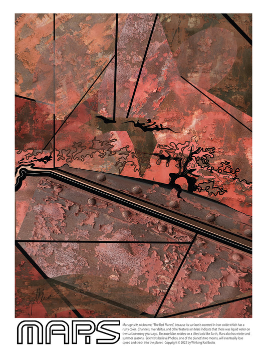 Mars Poster (Planets Series)