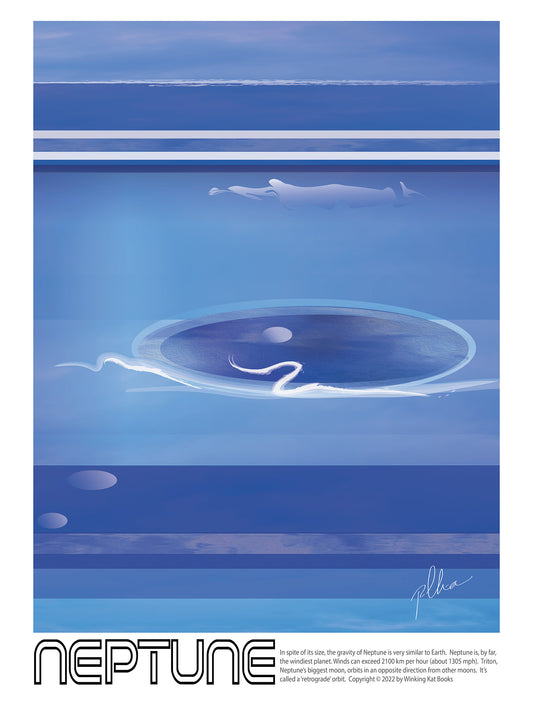 Neptune Poster (Planets Series)